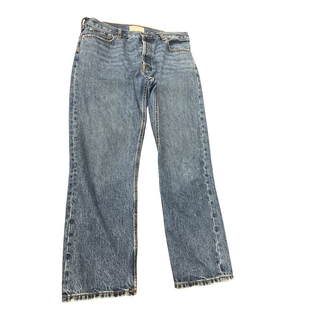 Everlane Mens Relaxed Straight Fit Blue Denim Jeans size 29Rx25.5 SKU 8376